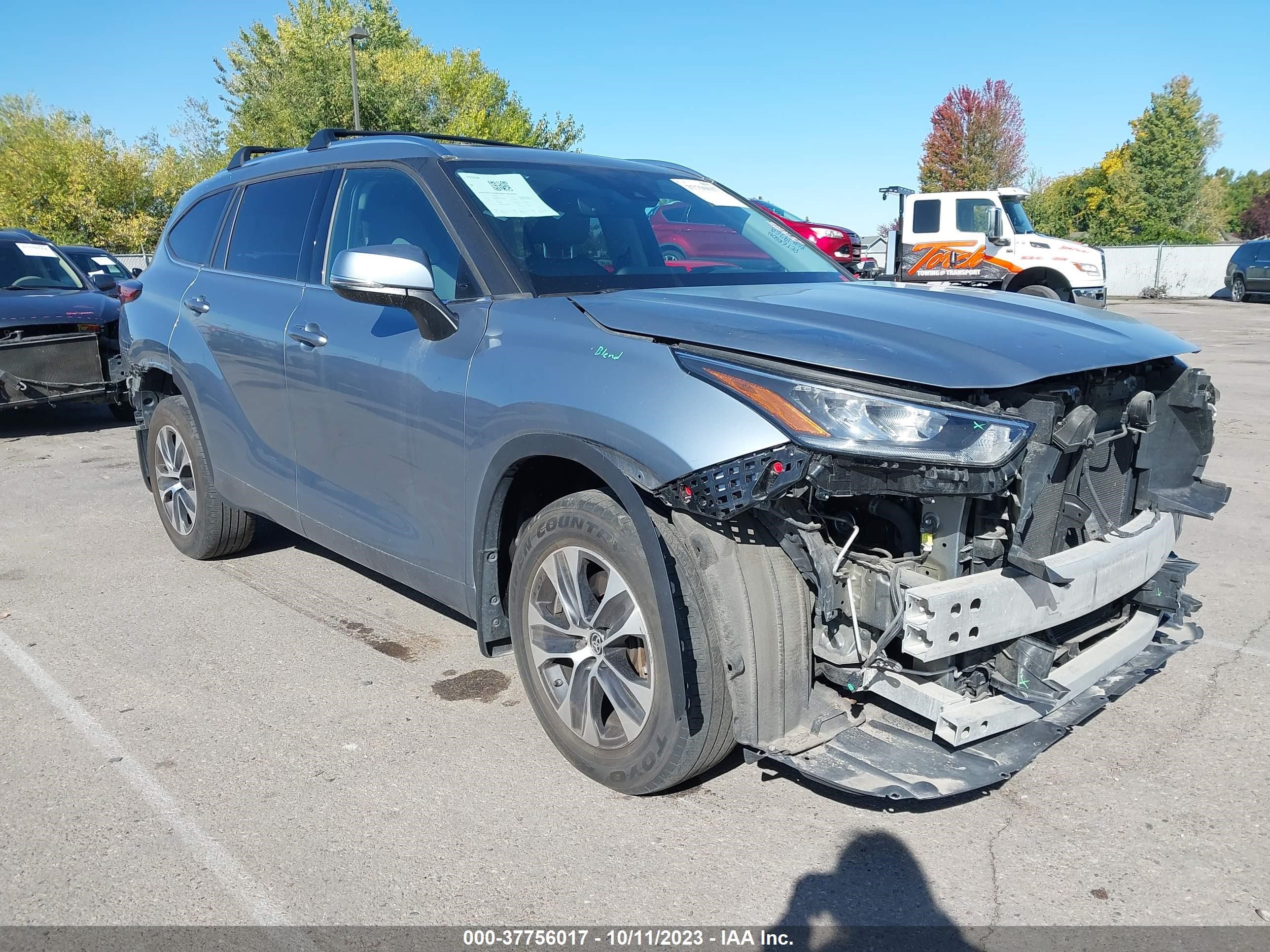 toyota highlander 2020 5tdhzrbh5ls044626