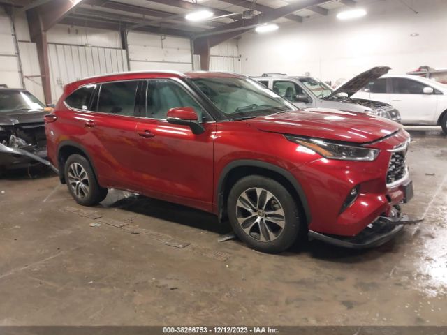 toyota highlander 2021 5tdhzrbh9ms154287