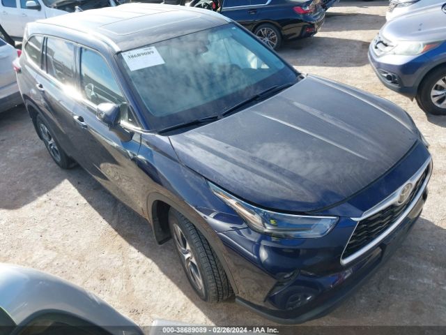 toyota highlander 2021 5tdhzrbh9ms526999