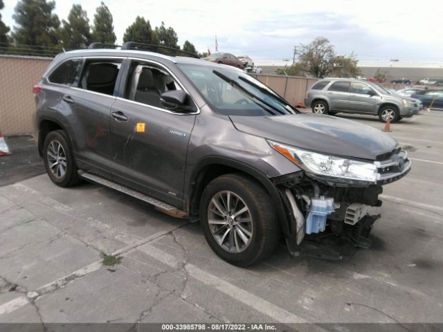 toyota highlander 2017 5tdjgrfh0hs035101