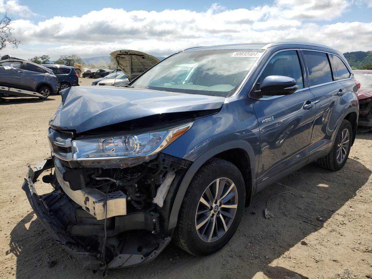 toyota highlander 2019 5tdjgrfh1ks058491