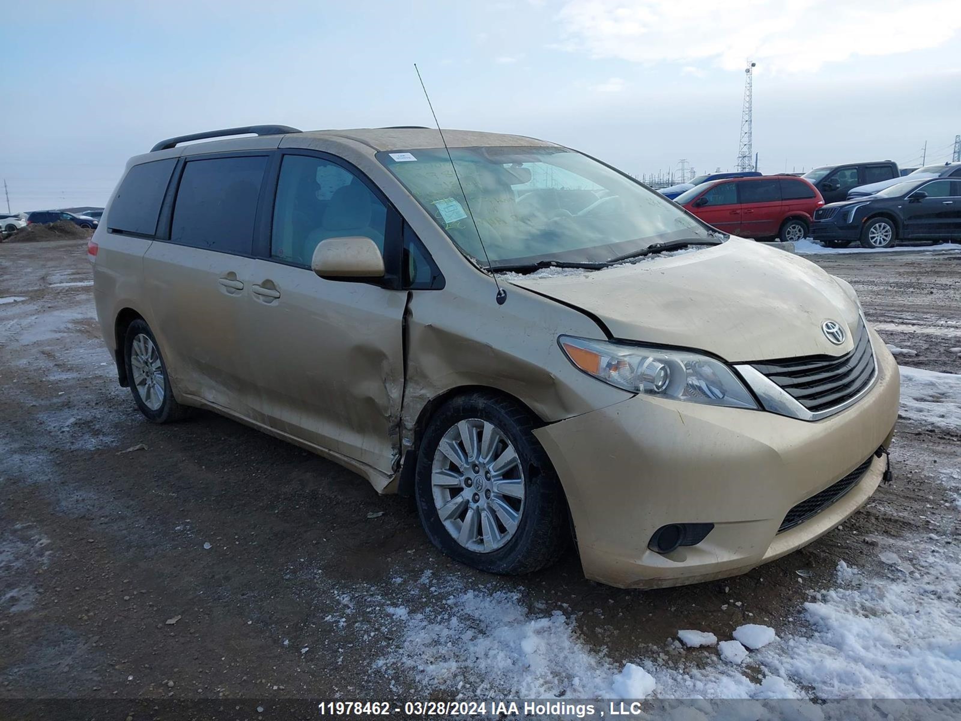 toyota sienna 2011 5tdjk3dc3bs009201