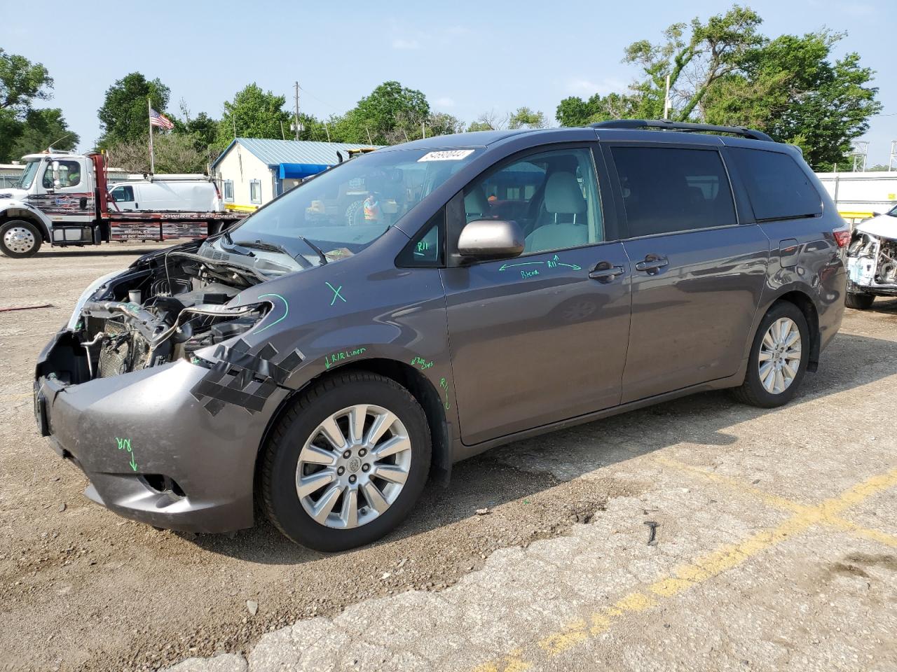 toyota sienna 2015 5tdjk3dc5fs102596