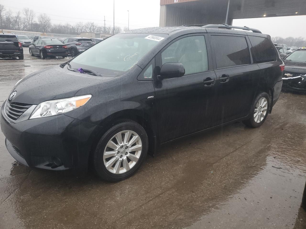 toyota sienna 2016 5tdjk3dc7gs144656