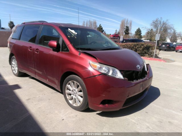 toyota sienna 2011 5tdjk3dcxbs012502