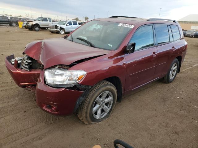 toyota highlander 2010 5tdjk3eh1as037281