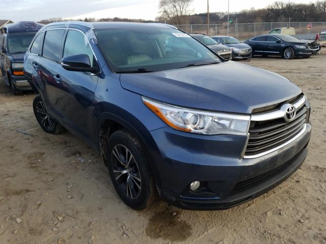 toyota highlander 2016 5tdjkrfh0gs324508