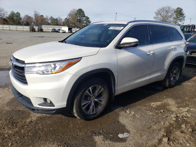 toyota highlander 2015 5tdjkrfh1fs127118