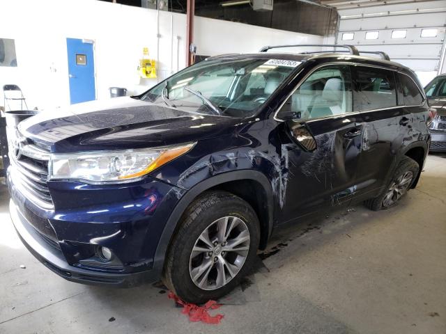 toyota highlander 2015 5tdjkrfh1fs143982