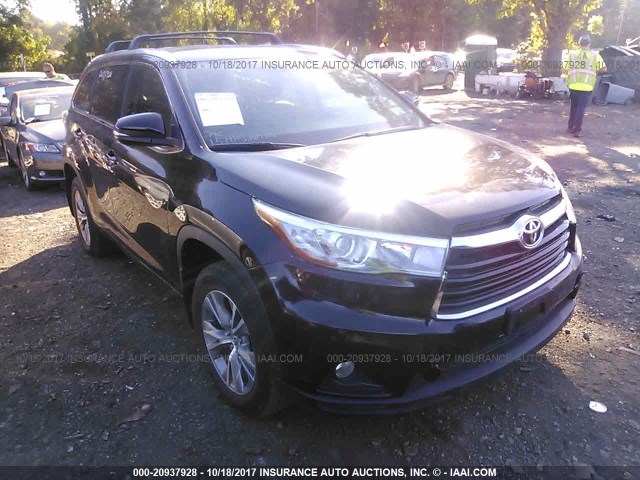 toyota highlander 2015 5tdjkrfh1fs161091