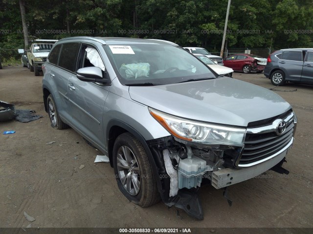 toyota highlander 2015 5tdjkrfh1fs167926