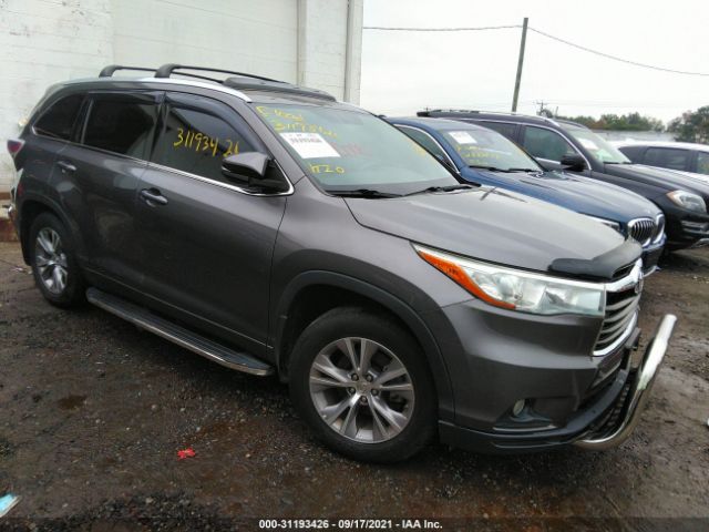 toyota highlander 2015 5tdjkrfh1fs186900