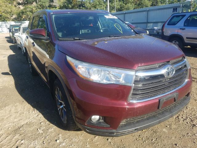 toyota highlander 2016 5tdjkrfh1gs280762