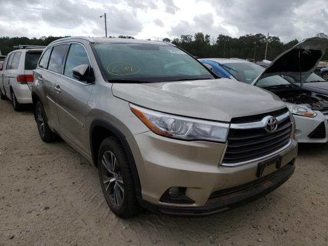 toyota highlander 2016 5tdjkrfh1gs298145