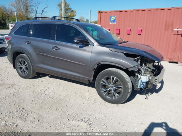 toyota highlander 2016 5tdjkrfh1gs310536