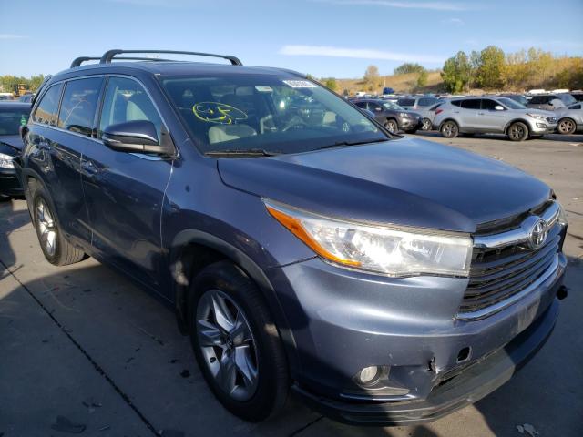 toyota highlander 2015 5tdjkrfh2fs144445