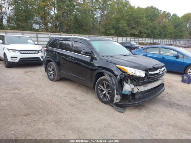 toyota highlander 2016 5tdjkrfh2gs236172