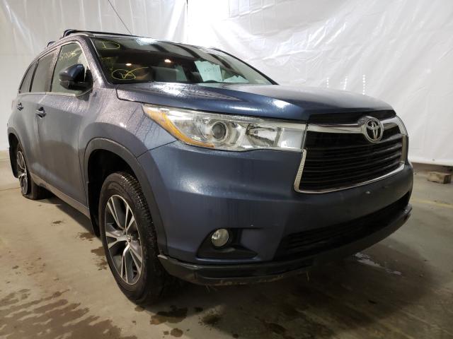 toyota highlander 2016 5tdjkrfh2gs267776