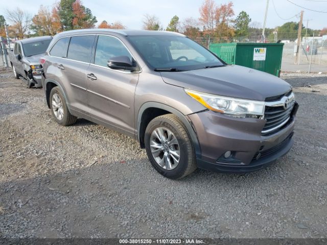 toyota highlander 2016 5tdjkrfh2gs299742