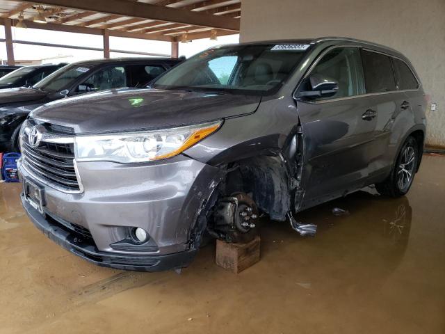 toyota highlander 2016 5tdjkrfh2gs502452