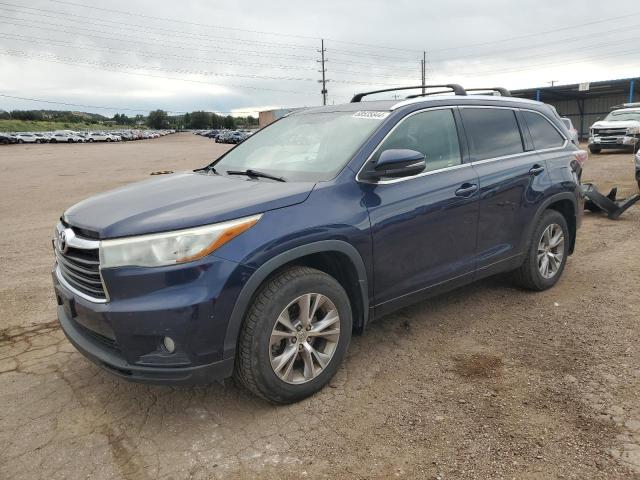 toyota highlander 2015 5tdjkrfh3fs119053