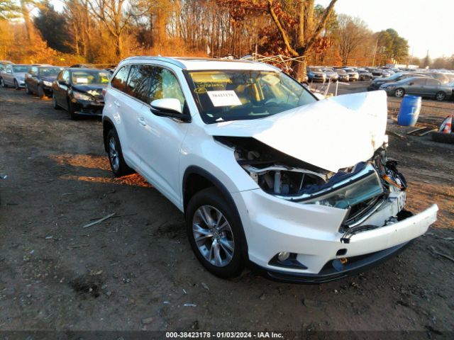 toyota highlander 2015 5tdjkrfh3fs159729