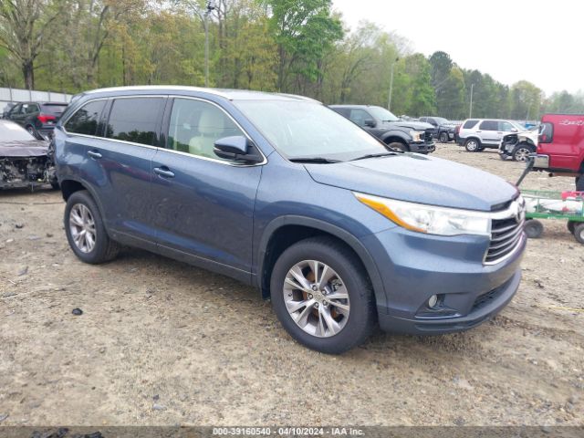 toyota highlander 2015 5tdjkrfh3fs223669