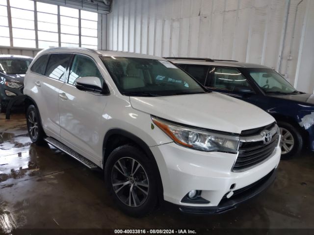 toyota highlander 2016 5tdjkrfh3gs243678