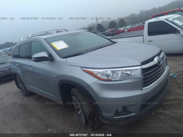 toyota highlander 2016 5tdjkrfh3gs277524