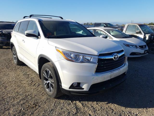 toyota highlander 2016 5tdjkrfh3gs301854