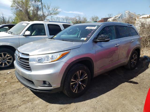 toyota highlander 2016 5tdjkrfh3gs344798