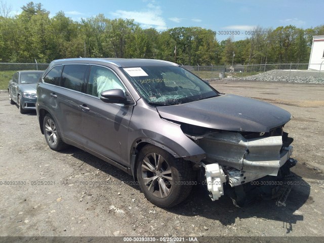 toyota highlander 2015 5tdjkrfh4fs114038