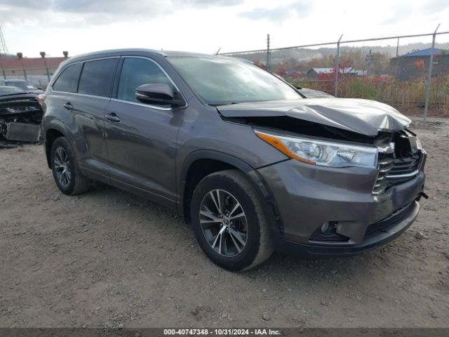 toyota highlander 2016 5tdjkrfh4gs232835