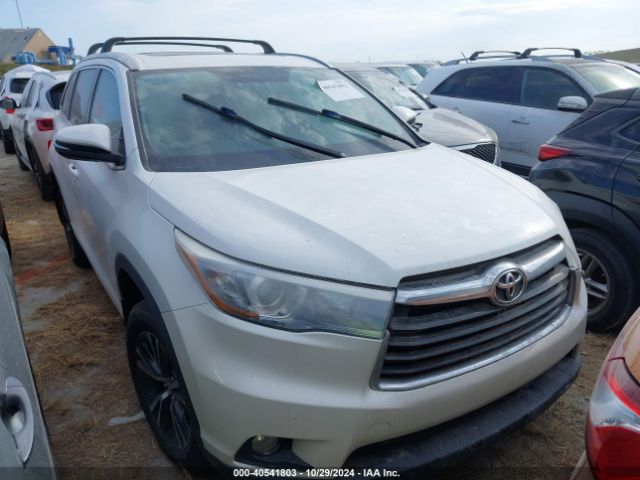 toyota highlander 2016 5tdjkrfh4gs261199