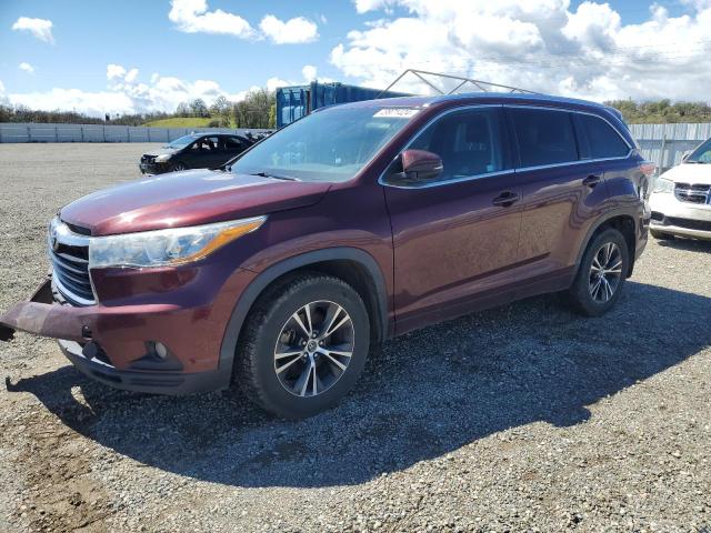 toyota highlander 2016 5tdjkrfh4gs271036