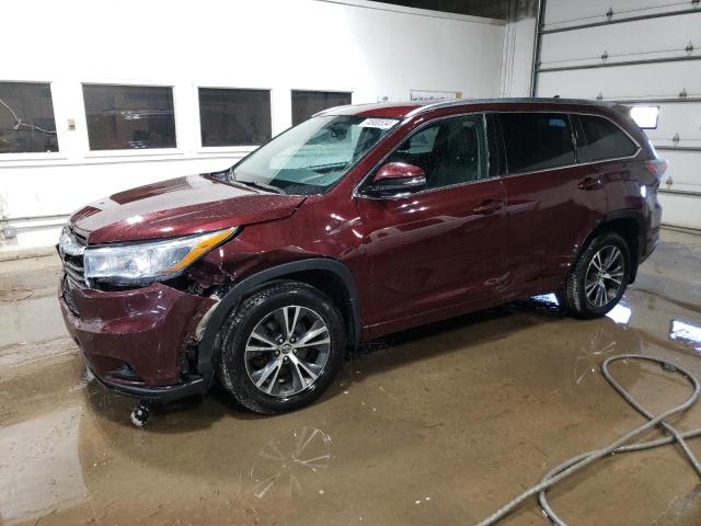 toyota highlander 2016 5tdjkrfh4gs340145