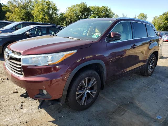 toyota highlander 2016 5tdjkrfh4gs340288