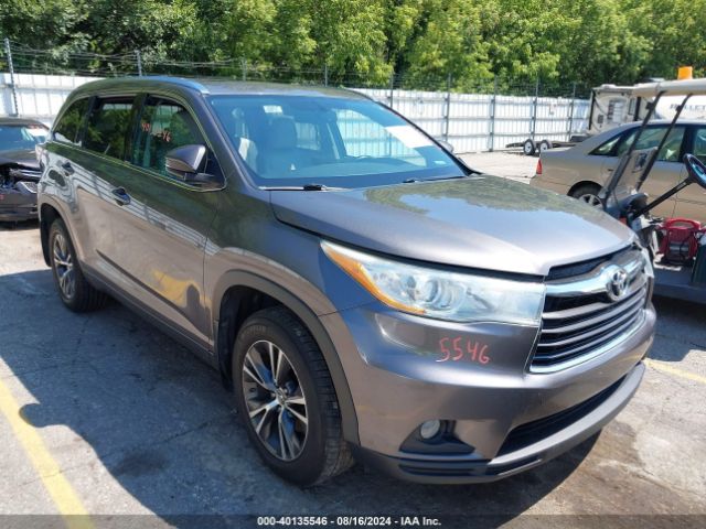 toyota highlander 2016 5tdjkrfh4gs506843