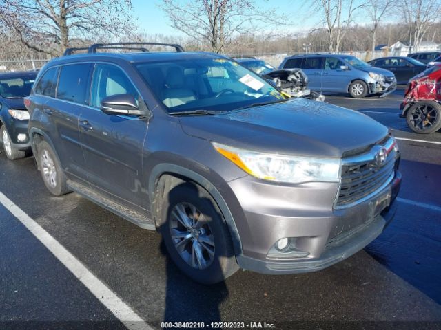 toyota highlander 2014 5tdjkrfh5es033905