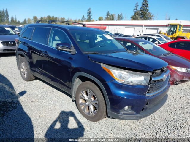 toyota highlander 2015 5tdjkrfh5fs084421