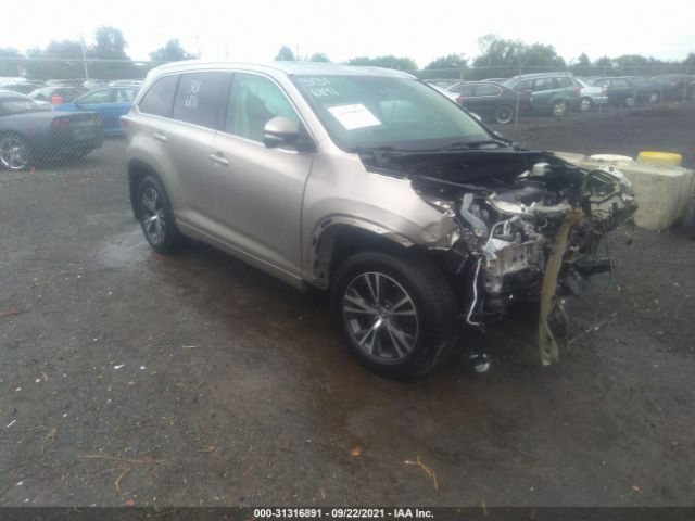 toyota highlander 2016 5tdjkrfh5gs241317