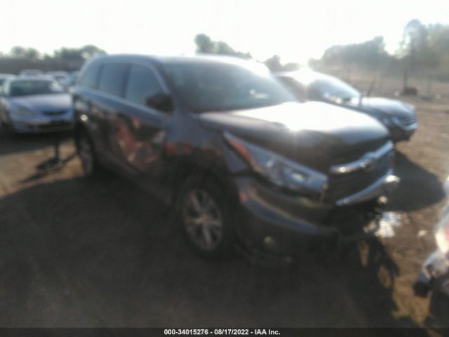 toyota highlander 2015 5tdjkrfh6fs137045