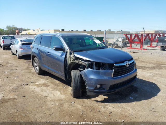 toyota highlander 2015 5tdjkrfh6fs144772