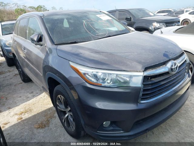 toyota highlander 2016 5tdjkrfh6gs230083