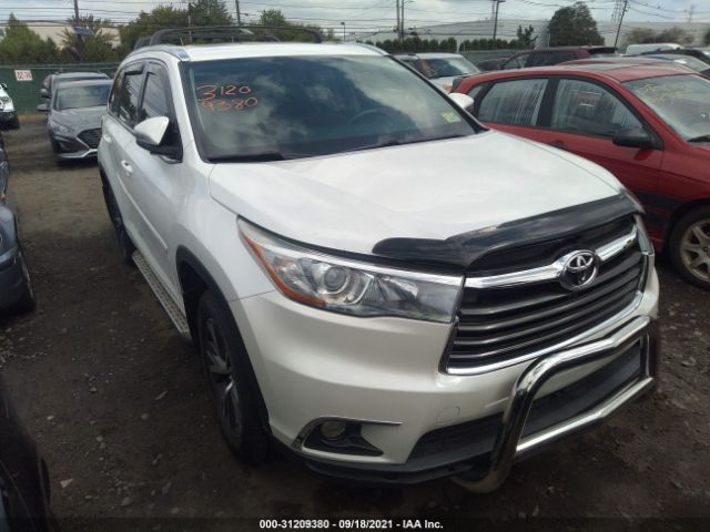 toyota highlander 2016 5tdjkrfh6gs299775