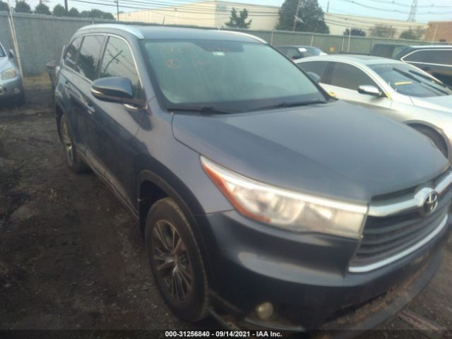 toyota highlander 2016 5tdjkrfh6gs504771