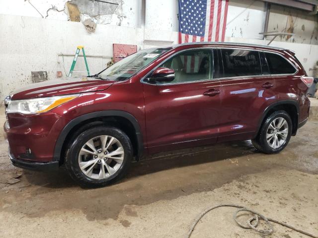 toyota highlander 2014 5tdjkrfh7es005572