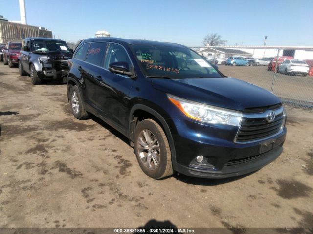 toyota highlander 2014 5tdjkrfh7es050625