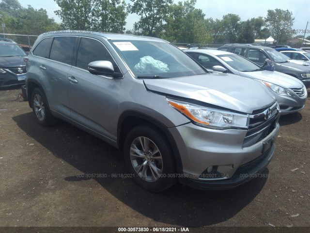 toyota highlander 2015 5tdjkrfh7fs109867