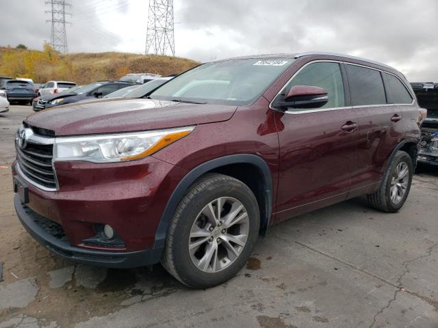 toyota highlander 2015 5tdjkrfh7fs124742